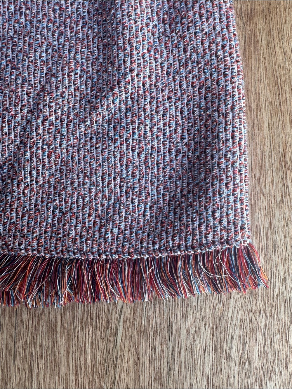 Zara Pink Multicolor Tweed Fringe Mini Skirt - Picture 3 of 5